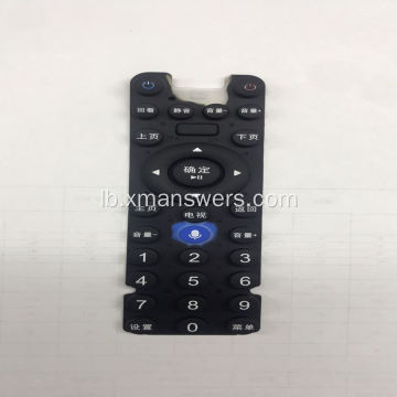 Elastomer TV Kontroll Silikon Gummi Keypad Button